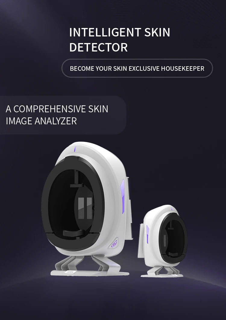 Professional AISIA Q1 3D AI Facial Skin Analyzer Detection Skin Problem Diagnosis 8 Spectrum Analysis Beauty Salon Equipment
