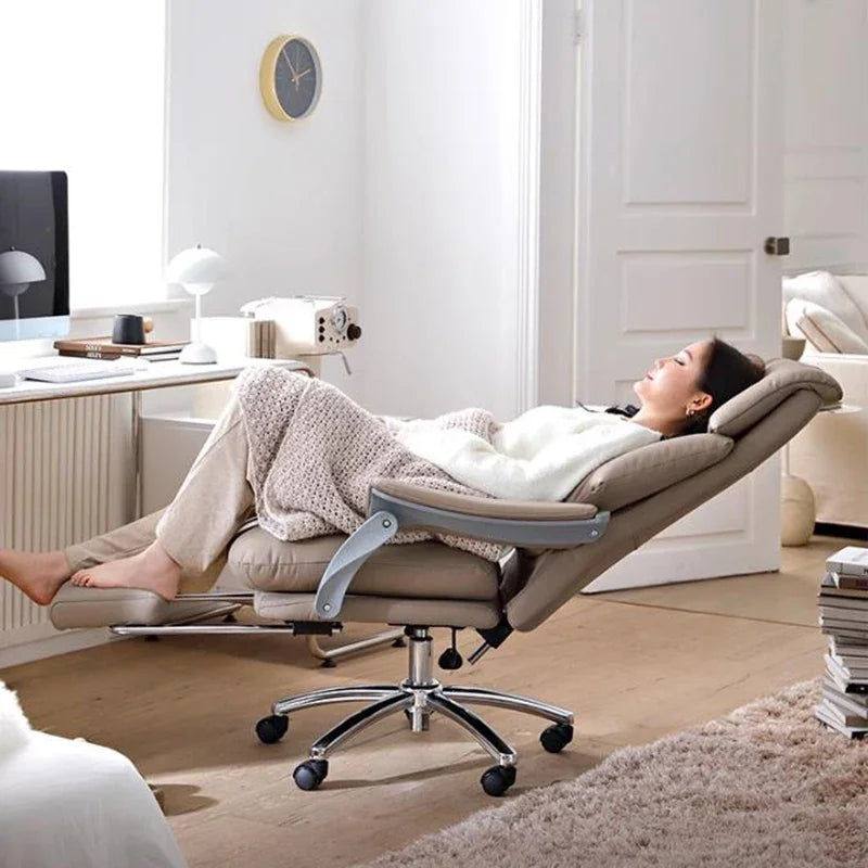 Luxurious Recliner Office Chairs Armchair Boss Modern Ergonomic Office Chairs Gaming Adjustable Office Furniture Cadeiras LLOC