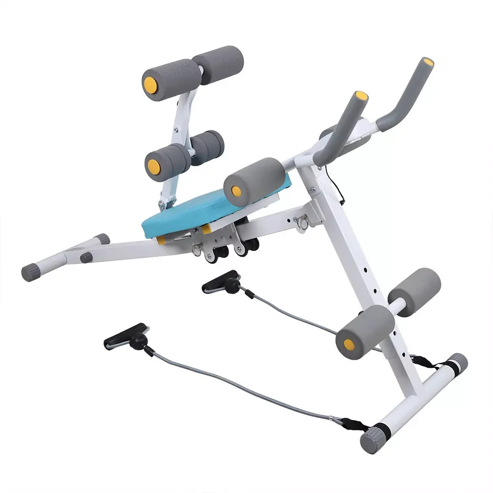 2-in-1 Abdominal Fitness Supine Board, Body Shaper Gym Fitness Equipment, 4 Strength Levels, Double Spring Assist, 330lbs