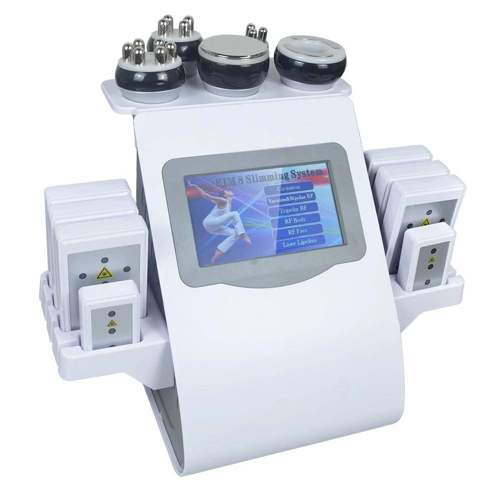 Skinterest 6in1 KIM 8 40K Vacuum Therapy Cavitation Vibrating Massager Weight Loss Sculpting Machine(Fast Shipping)