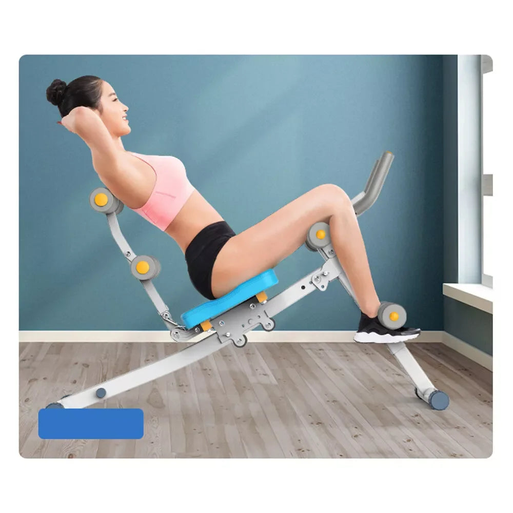 2-in-1 Abdominal Fitness Supine Board, Body Shaper Gym Fitness Equipment, 4 Strength Levels, Double Spring Assist, 330lbs