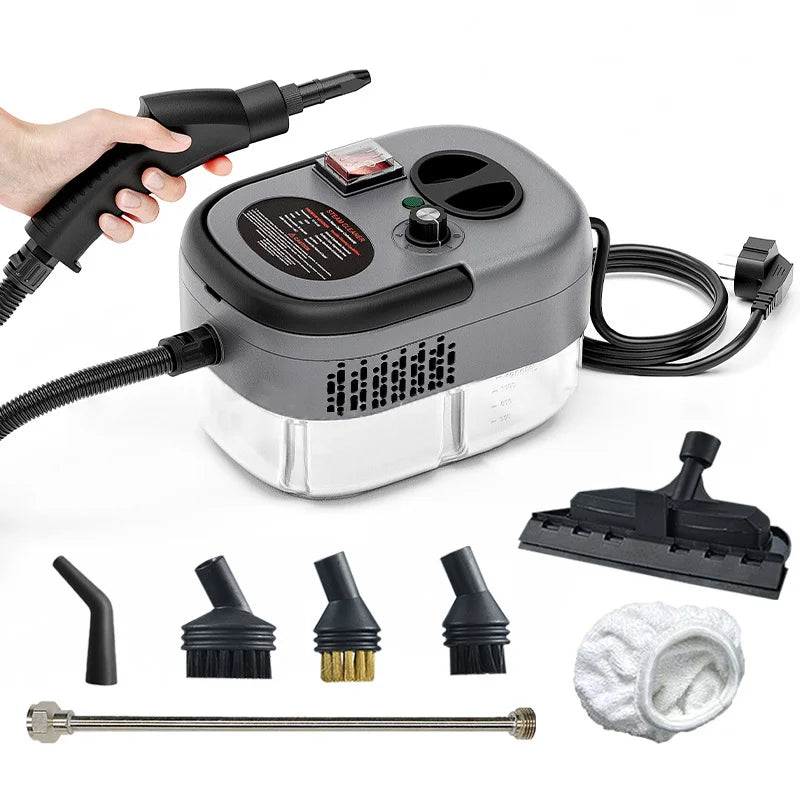 2500W High And Temperature Handheld Steam Cleaners Air Conditioner Kitchen Hood Car Steam Clean Machine Floor and More Cleaning