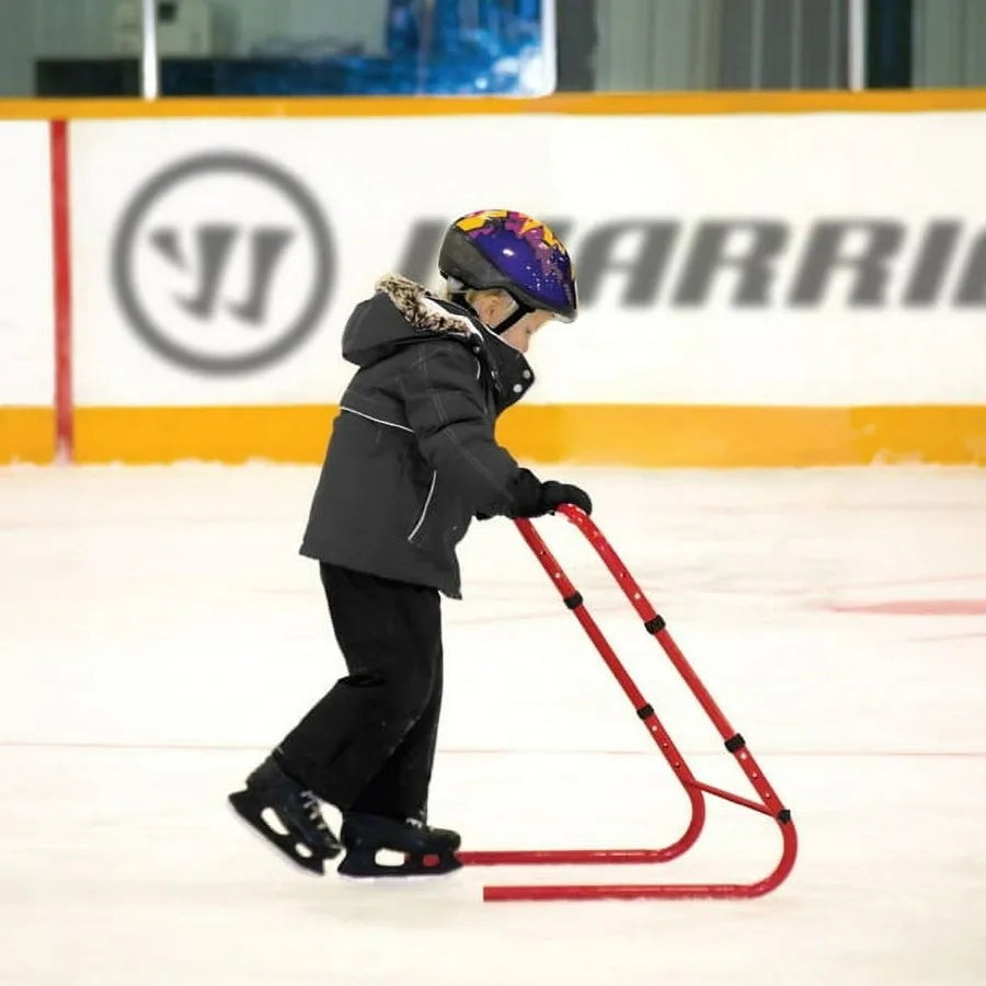 Metal Ice Skating Trainer with Adjustable Heights from 20 to 27 Inches Ideal Training Equipment for of All Ages Enhances Balanc