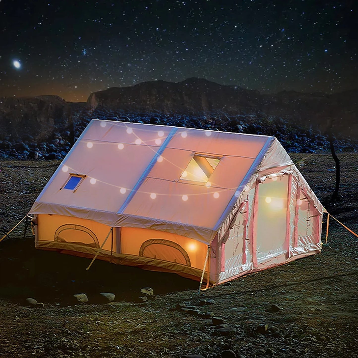 129 Square Feets Inflatable Tent Canopy ,Large inflatable tent house for Inflatable Furniture Toy,Outdoor Inflatable Toy