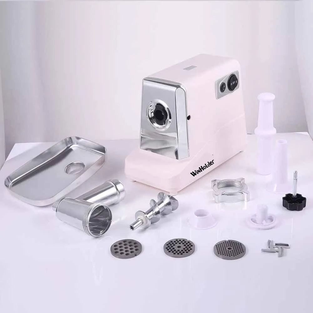Heavy Duty 3500 Watts Powerful Stainless Steel Kitchen Electric Meat Food Grinder Mincer Sausage Maker Big Capacity with Blades