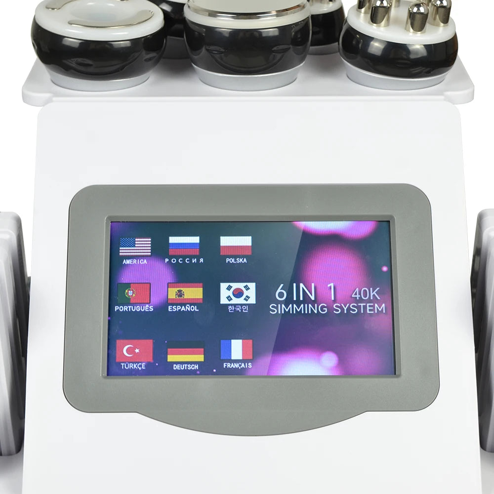 Skinterest 6in1 KIM 8 40K Vacuum Therapy Cavitation Vibrating Massager Weight Loss Sculpting Machine(Fast Shipping)