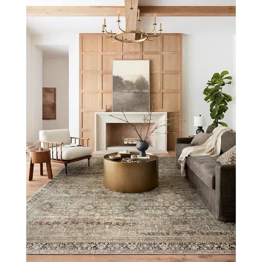 Olive/Charcoal 2'-3" x 3'-9" Accent Rug
