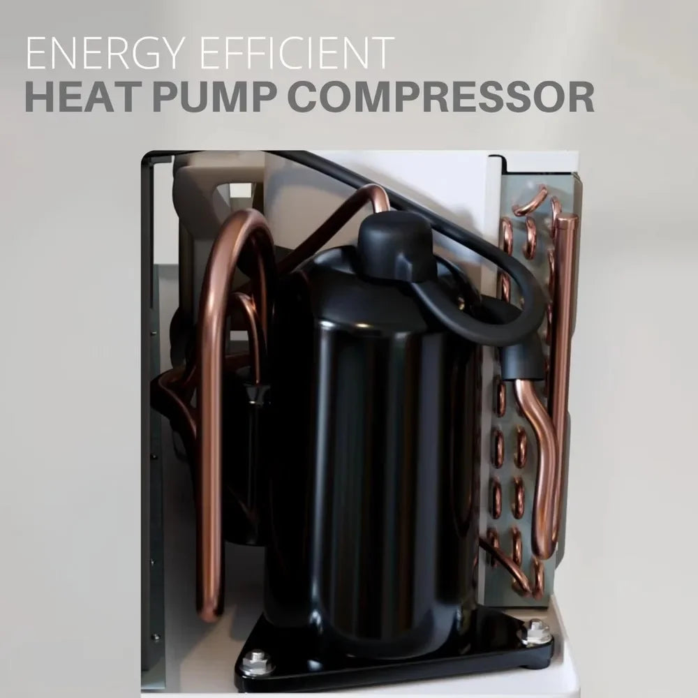 15,000 BTU PTAC Packaged Terminal A/C with Heat Pump (R32 Refrigerant) and 3.5 kW Electric Heater Including Wirele