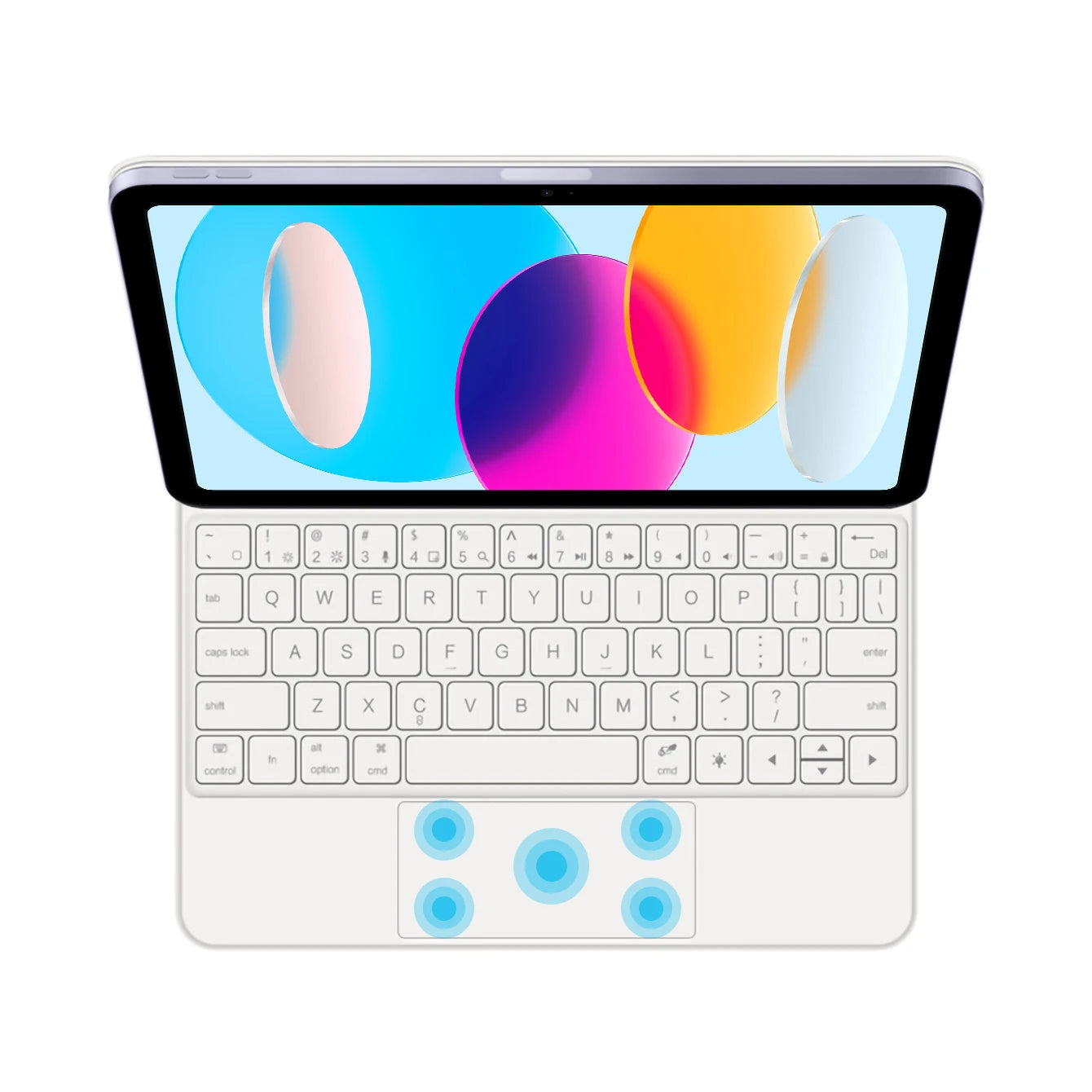 Magic Keyboard For iPad 10th generation 2022 2023 2024 ipad10 10 Magnetic Smart Folio Cover Case Backlight Touchpad Multi-touch