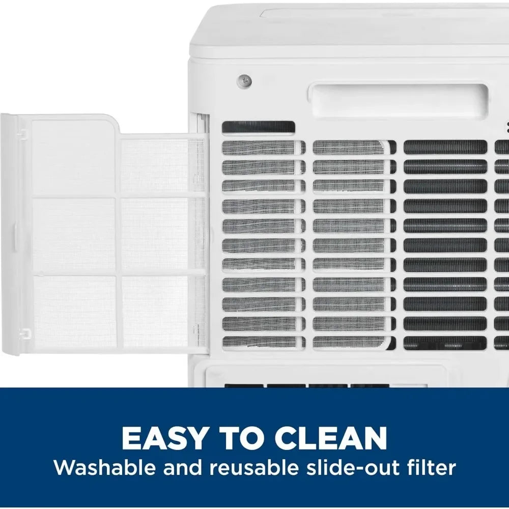 Portable Air Conditioner for Small Rooms up to 150 sq ft., 3-in-1 with Dehumidify, Fan and Auto Evaporation, Includ