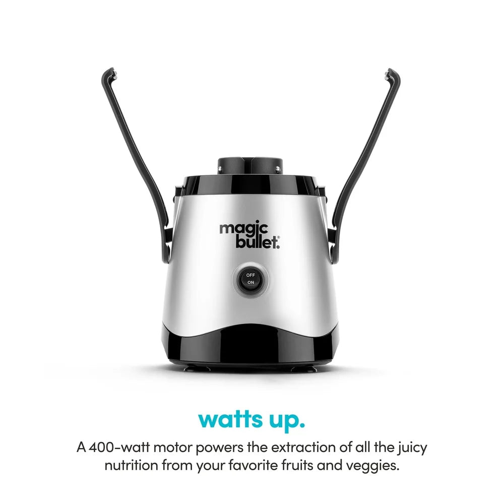 Compact 400W Mini Juicer Efficient Fruit Vegetable Extractor Easy Clean Dishwasher Safe 2 Inch Feed Chute Kitchen Appliance