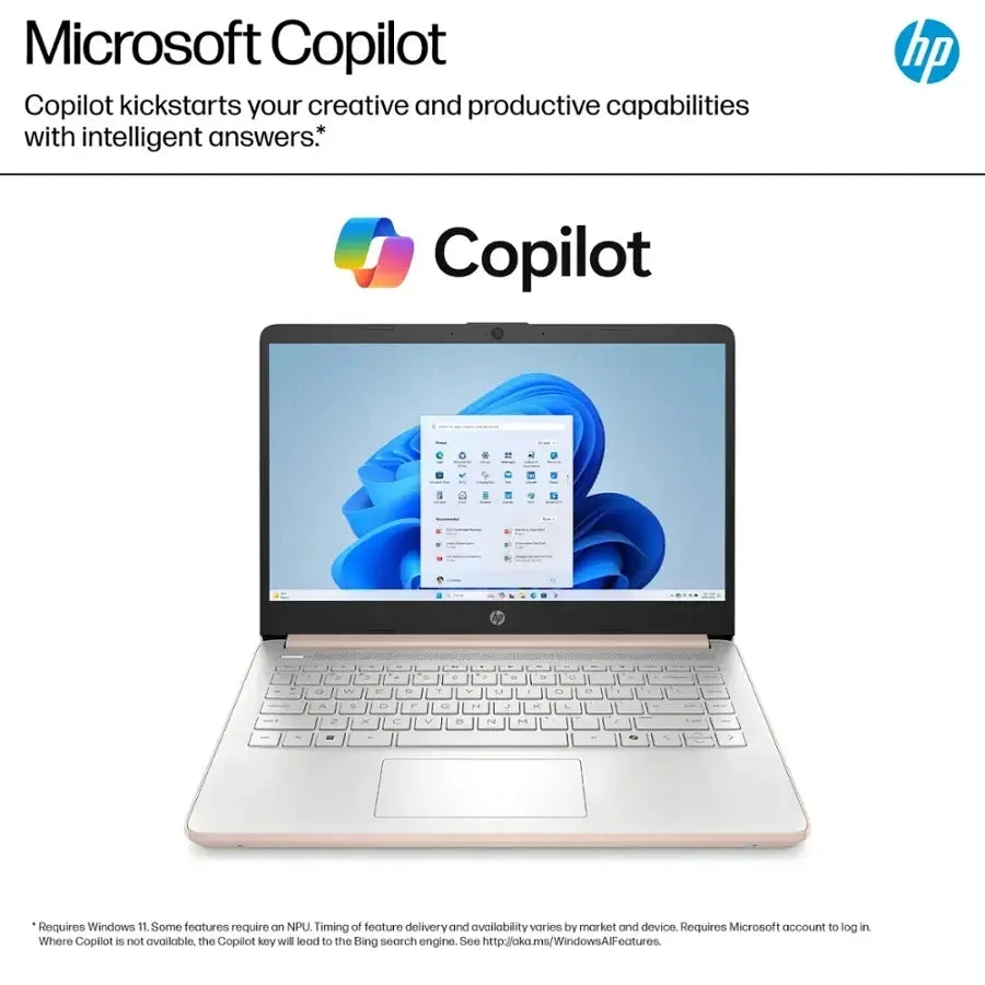 HP 14" Laptop Computer,  Up to 16GB RAM, Up to 384GB Storage(128GB UFS onboard), Intel Processor N150, Windows 11 Pro, USB HUB