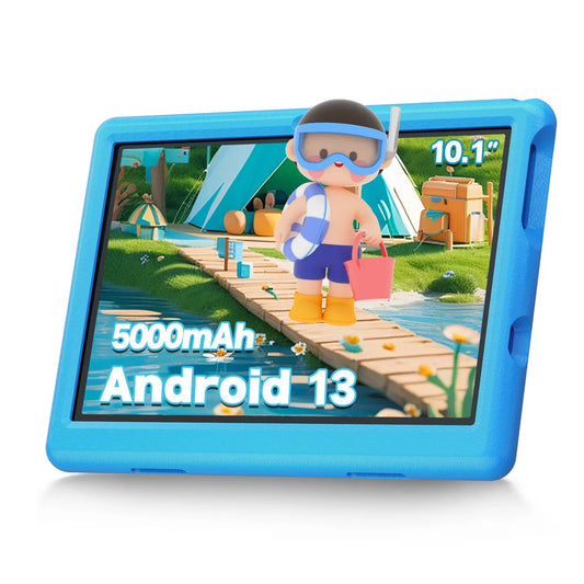 KT1006 10.1 Inch Kids Tablet 6GB RAM+64GB ROM+128GB SD Expand 5000mAh HD Dual Camera With Parenal Control Toy Gift for Children