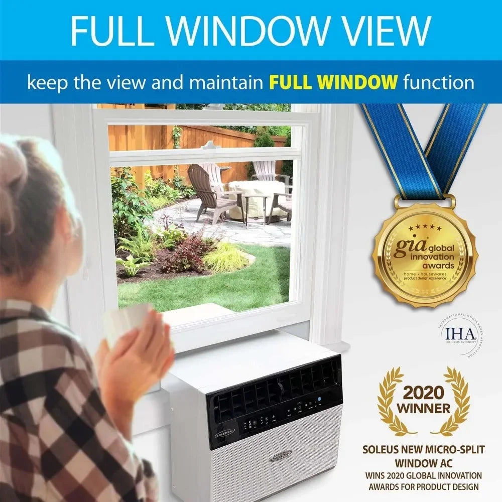 Exclusive 8,000 BTU With WiFi Over the Sill Air Conditioner, Class of its Own for Safety and Whisper Quiet, Along