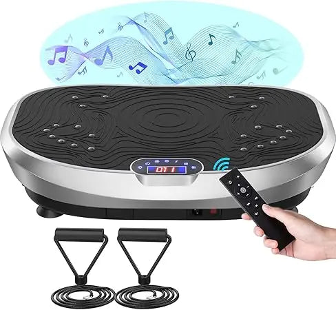 Vibration Plate Exercise Machine Whole Body Workout Power Vibrate Fitness Platform Vibrating Machine Exercise Board for Weight