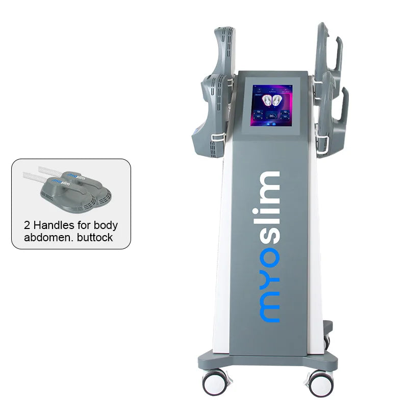 New MYOSlim portable RF EMS body shaping machine pelvic pad designelectromagnetic fat burning muscle stimulation slimming device