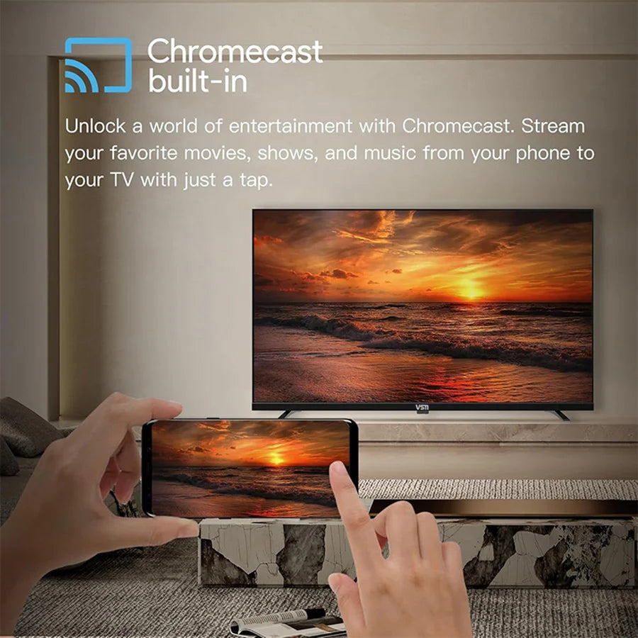 VSTI Smart Tv 70 Inch 4K  Hd Led Android Wifi 32 40 50 55 65 75 43 Inch Ready to Ship Smart Tv