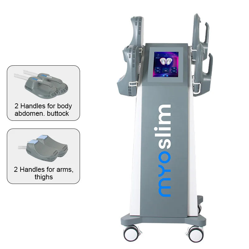 New MYOSlim portable RF EMS body shaping machine pelvic pad designelectromagnetic fat burning muscle stimulation slimming device
