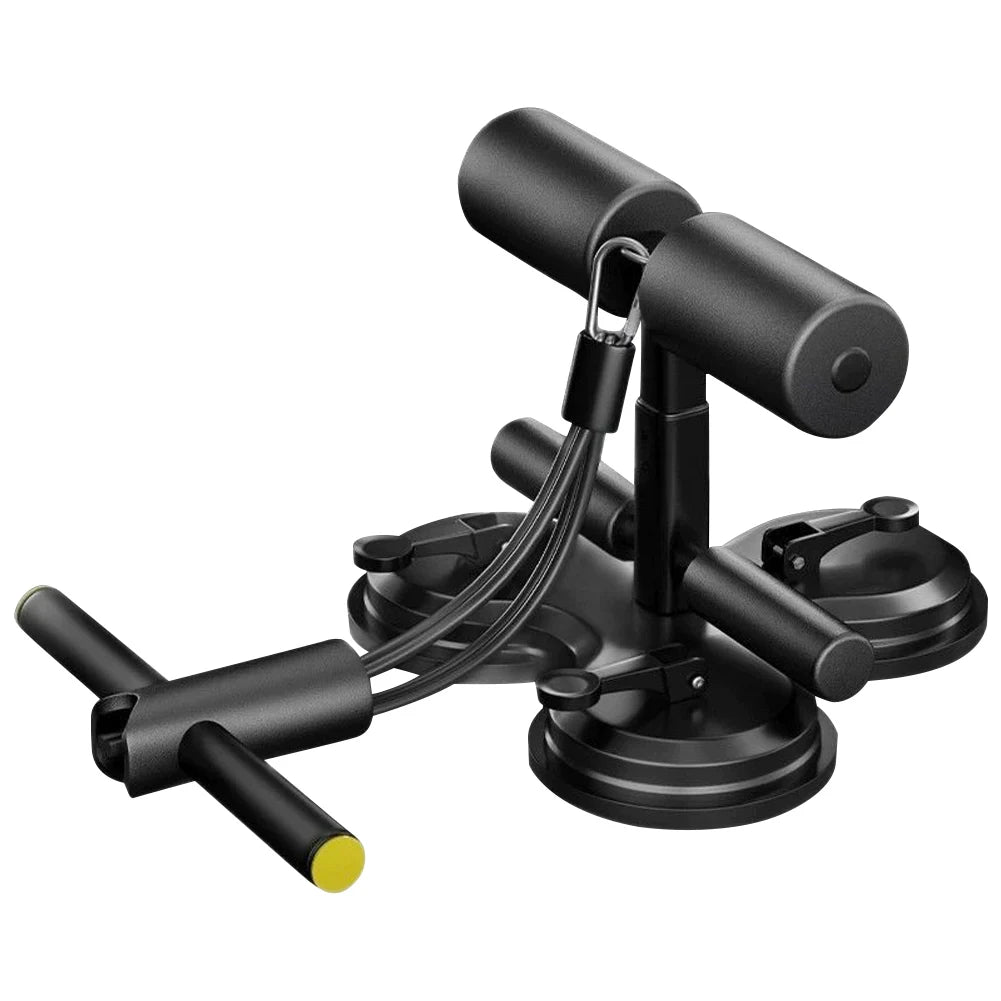 Sit Up Bar Foot Holder with 3 Suction Cup Sit Up Floor Holder Adjustable Height Sit Up Exercise Equipment for Home Office Gym