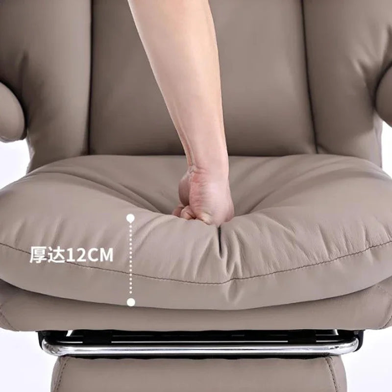 Luxurious Recliner Office Chairs Armchair Boss Modern Ergonomic Office Chairs Gaming Adjustable Office Furniture Cadeiras LLOC