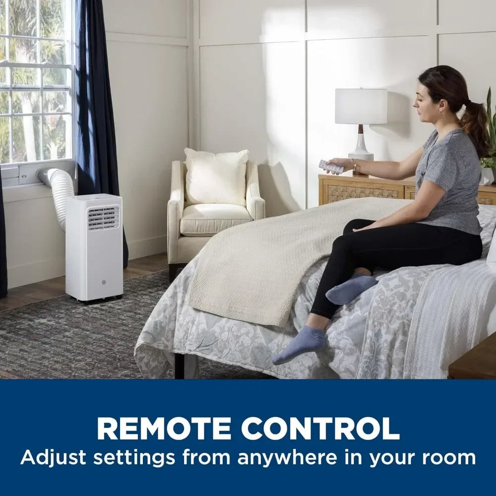 Portable Air Conditioner for Small Rooms up to 150 sq ft., 3-in-1 with Dehumidify, Fan and Auto Evaporation, Includ