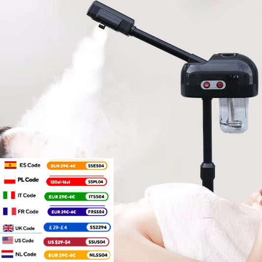 750ML Professional Facial Steamer, Adjustable Skin Care Equipment, Nano Atomization Steamer for Salon Beauty and Spa Shop