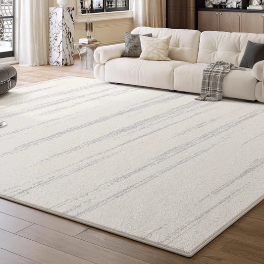 Large Area Bedroom Decor Simple Carpet Thicken Plush Lounge Floor Mat Fluffy Soft Study Rug Modern Style Carpets for Living Room
