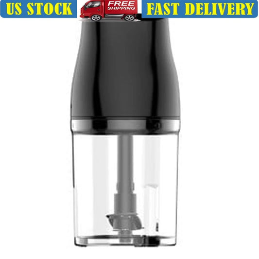 3 Cup Electric Chopper One Touch Operation Stainless Steel Blades Compact Kitchen Food Processor Easy Clean Portable Meal Prep