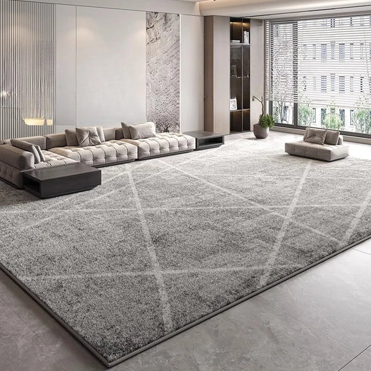 Modern Style Bedroom Decor Plush Carpet Large Area Carpets for Living Room Thick Washable Lounge Floor Mat Fluffy Soft Study Rug