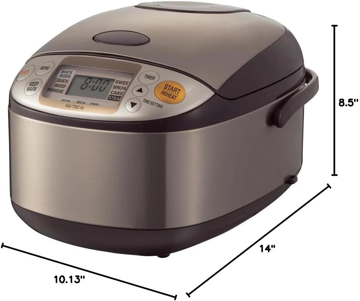 NS-TSC10 5-1/2-Cup (Uncooked) Micom Rice Cooker and Warmer, 1.0-Liter