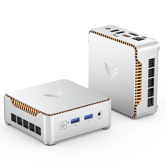 ACEMAGIC E2 Mini PC 16GB RAM 512GB M.2 SSD 12th Alder Lake N97 Micro PC 2.5''SSD Gigabit Ethernet 4K UHD WiFi 5 BT4.2