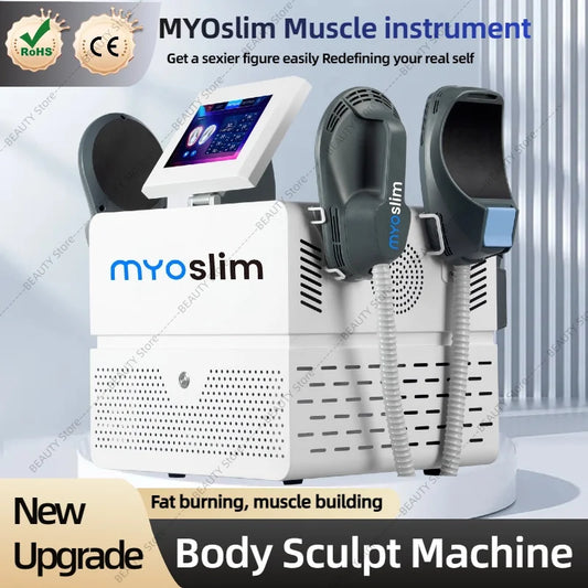 MYoslim Sculpt Machine 15Tesla 6500w  EMS RF Fat Slimming Burning Muscle Stimulation Body Sculpting 15 Electromagnetic Therapy