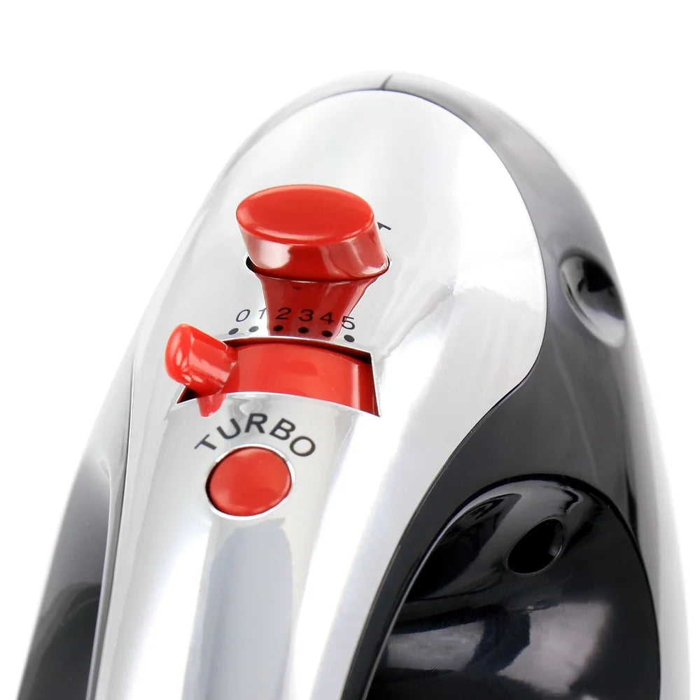 200 Watt Stand Mixer Hand Mixer with Mixing Bowl Ergonomic Handle 5 Speed Interchangeable Beaters Dough Hooks Dishwasher Safe