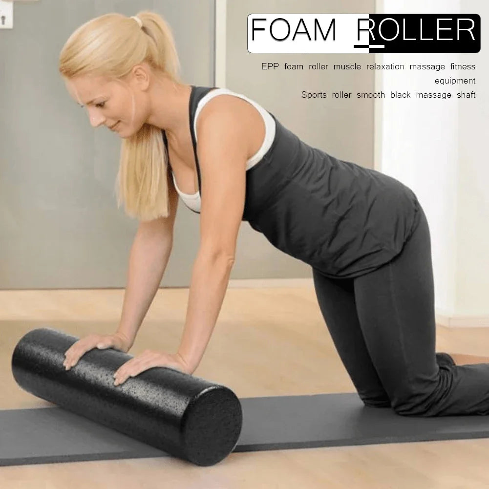 Yoga Pilates Foam Roller 30/45cm Massage Roller Body Exercise Training Gym Back Roller Fitness Equipment Muscle Massage Roller