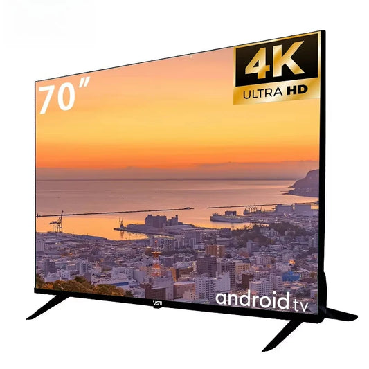 VSTI Smart Tv 70 Inch 4K  Hd Led Android Wifi 32 40 50 55 65 75 43 Inch Ready to Ship Smart Tv