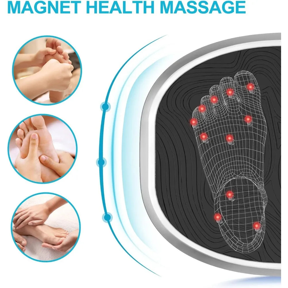 Vibration Plate Exercise Machine Whole Body Workout Power Vibrate Fitness Platform Vibrating Machine Exercise Board for Weight