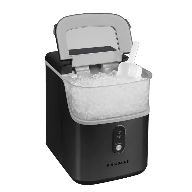 Frigidaire, 33 Lbs. Nugget Ice Maker, Black Stainless Steel, EFIC228