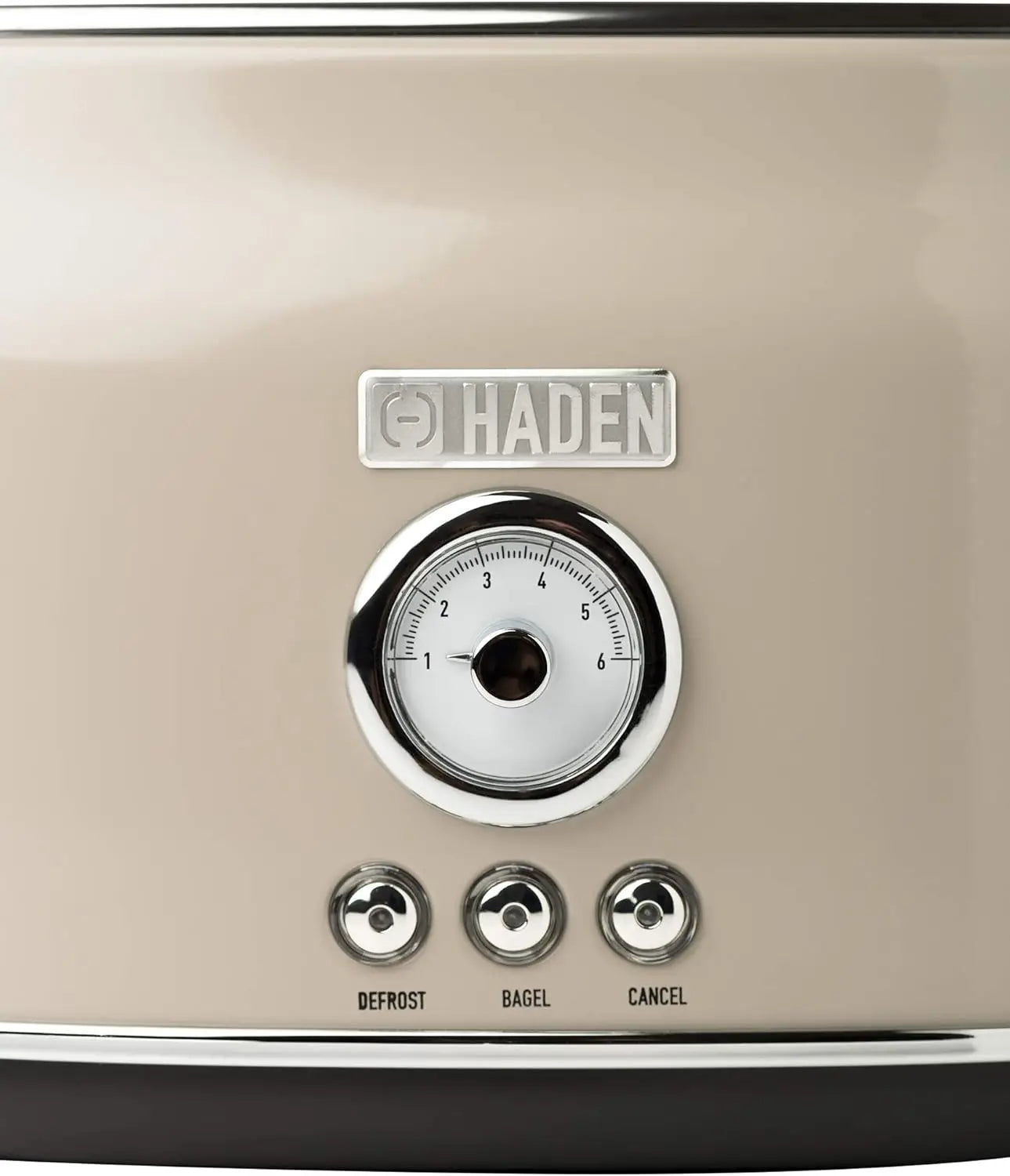 Dorset Chrome Finish 2 Slice Wide Slot Toaster Bread Maker with Adjustable Browning Control Anti-Slip Feet for Kitchen Toasting