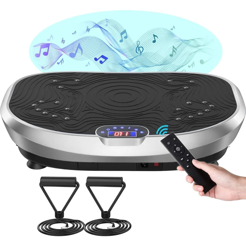 Vibration Plate Exercise Machine Whole Body Workout Power Vibrate Fitness Platform Vibrating Machine Exercise Board for Weight
