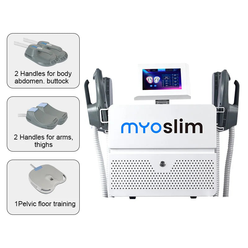 MYoslim Sculpt Machine 15Tesla 6500w  EMS RF Fat Slimming Burning Muscle Stimulation Body Sculpting 15 Electromagnetic Therapy