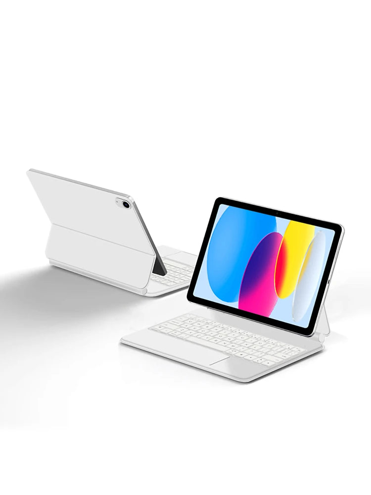 Magic Keyboard For iPad 10th generation 2022 2023 2024 ipad10 10 Magnetic Smart Folio Cover Case Backlight Touchpad Multi-touch